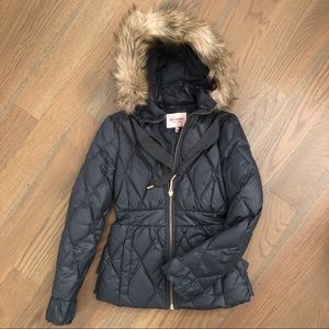 NWOT JUICY COUTURE QUILTED RUFFLE DOWN COAT